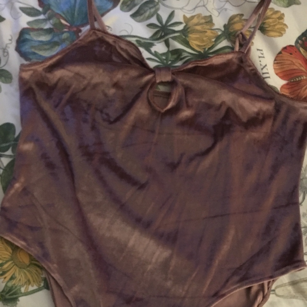 crushed velvet bodysuit